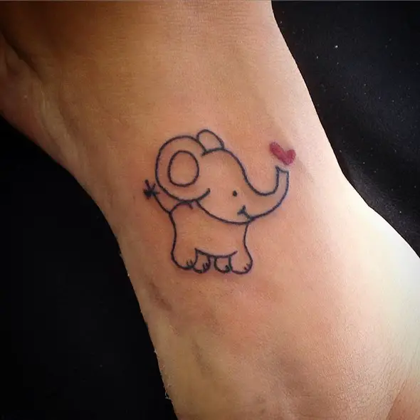 Elephant  tattoos playgroundtat2  Tiny elephant tattoo Elephant tattoo  design Elephant tattoos