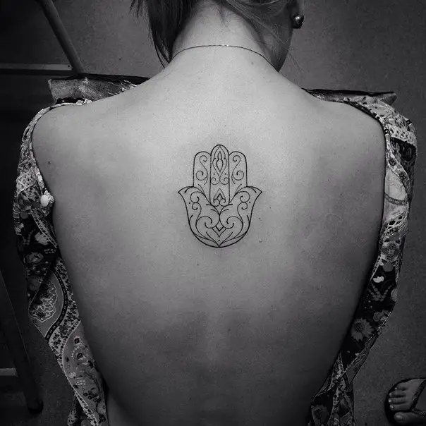 63 Dainty Hamsa Hand Tattoo To Protect Yourself From The Evil Eye