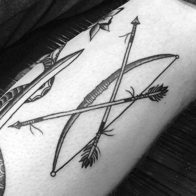 37 Bow And Arrow Tattoo Ideas To Give You Insanely Cool Ink ...